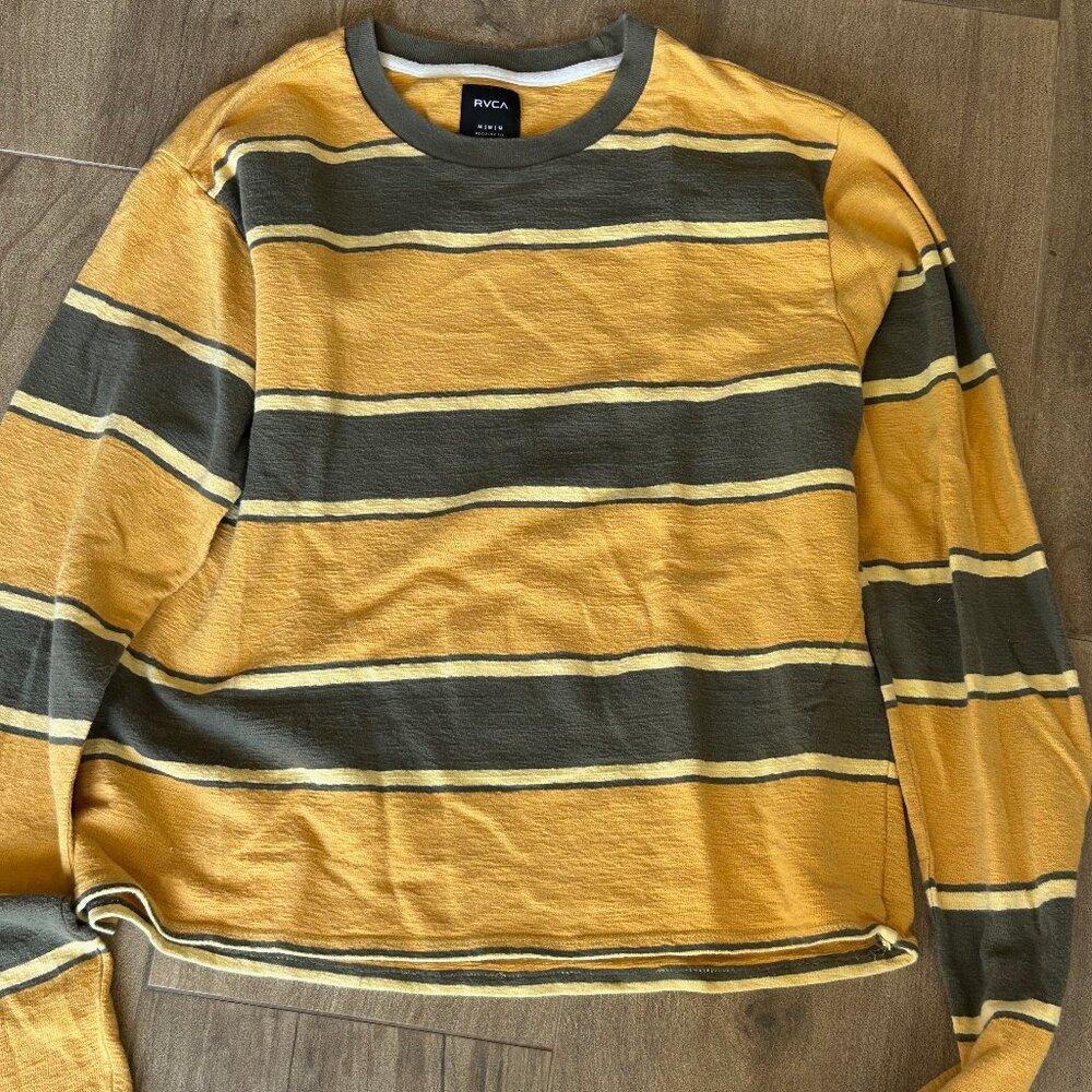 RVCA Mens Striped Sweater